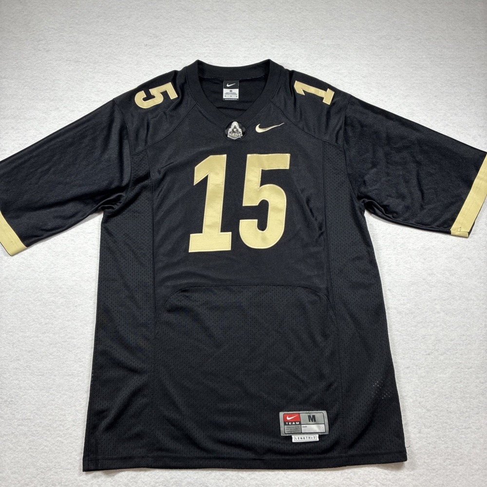 Nike Drew Brees Purdue Boilermakers #15 Football‎ Jersey Mens Medium Stitched